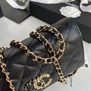 Chanel woc flap caviar leather bag black AP794 2020 - 5