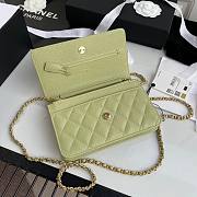 Chanel woc flap caviar leather bag green AP794 2020 - 4