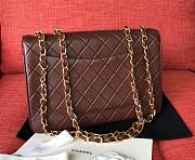 Chanel large flap bag gold 24k red - 5