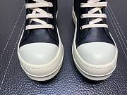 Rick Owens DRKSHDW Canvas High Top Leather  - 6