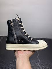 Rick Owens DRKSHDW Canvas High Top Leather  - 4