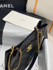 Chanel shopping bag calfskin gold hardware  - 2