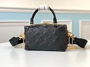 Louis Vuitton Petite Malle Souple Black Leather M56319 - 5