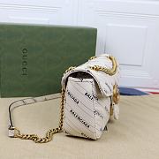 Gucci x Balenciaga The Hacker Project Small White Marmont Bag - 5