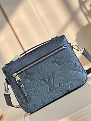 LV Pochette Métis Monogram Blue Leather M59211 - 6