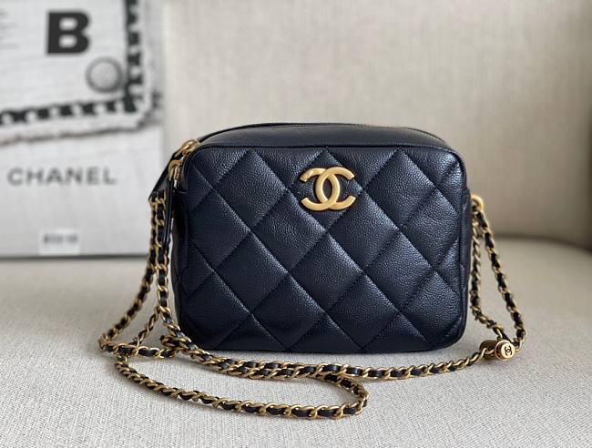 Chanel shoulder black bag - 1