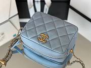 Chanel shoulder blue bag - 6