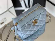 Chanel shoulder blue bag - 3