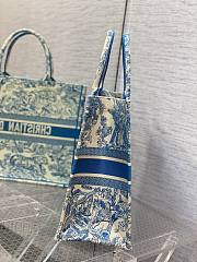 Dior book tote blue tiger 41cm - 3