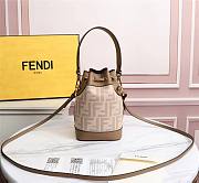 Fendi FF Logo bucket in beige - 5