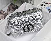 Dior Caro Silver Metallic 25cm - 1