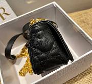 Dior Caro Mini Black 13cm - 5