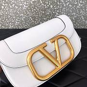 VALENTINO Garavani Medium White Shoulder Bag - 2