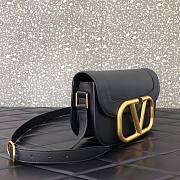 VALENTINO Garavani Medium Black Shoulder Bag - 5