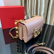 VALENTINO Garavani Stud Sign beige bag - 4