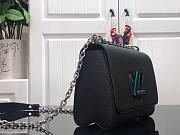 Louis Vuitton Twist MM Black M58526 - 6