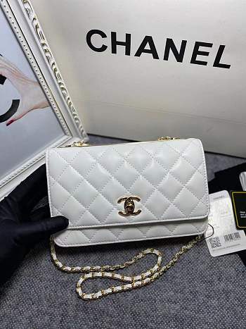 Chanel WOC white