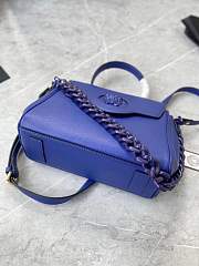 Versace La Medusa Large Handbag blue 35cm - 3