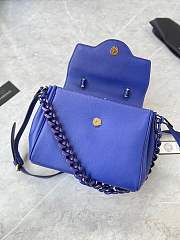 Versace La Medusa Large Handbag blue 35cm - 4