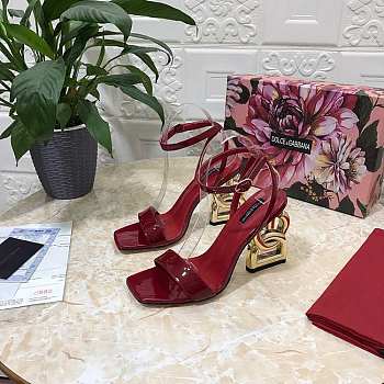 DG red patent high heels
