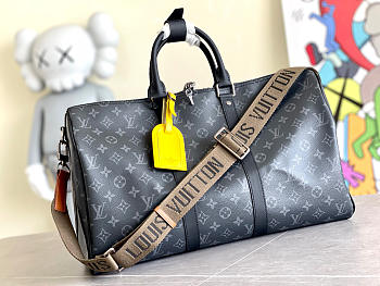  Louis Vuitton Keepall Bandoulière 45 Monogram Eclipse