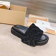 Louis Vuitton Black Pool Pillow Mules - 6