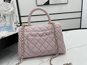 Chanel coco pink flap bag gold hardware 23cm - 5