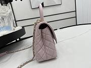 Chanel coco pink flap bag gold hardware 23cm - 4