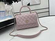 Chanel coco pink flap bag gold hardware 23cm - 3