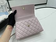 Chanel coco pink flap bag gold hardware 23cm - 2