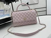 Chanel coco pink flap bag gold hardware 28cm - 3