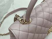 Chanel coco pink flap bag gold hardware 28cm - 2