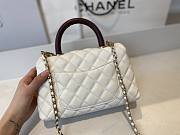 Chanel Coco flapbag red handle 24 cm - 3