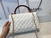 Chanel Coco flapbag red handle 29 cm - 6