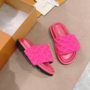 Louis Vuitton Pink Pool Pillow Mules - 5