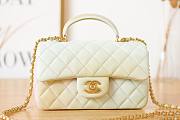 Chanel handle mini flap bag colorful 20cm - 2