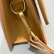 Jacquemus mini tote bag yellow leather 18cm - 2