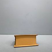Jacquemus mini tote bag yellow leather 18cm - 3