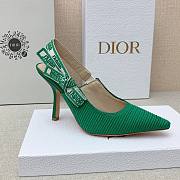 Dior J'adior Slingback Heels Green 10cm - 6