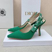 Dior J'adior Slingback Heels Green 10cm - 4