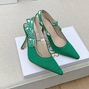 Dior J'adior Slingback Heels Green 10cm - 3