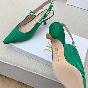 Dior J'adior Slingback Heels Green 6.5cm - 4