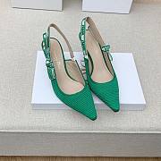 Dior J'adior Slingback Heels Green 6.5cm - 3