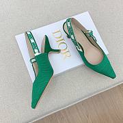 Dior J'adior Slingback Heels Green 6.5cm - 2