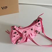 Balenciaga Pink Mini Le Cagole Chain Bag - 2