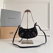 Balenciaga Black Mini Le Cagole Chain Bag - 1
