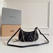 Balenciaga Black Mini Le Cagole Chain Bag - 6