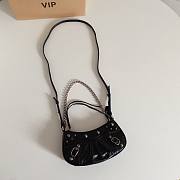 Balenciaga Black Mini Le Cagole Chain Bag - 4