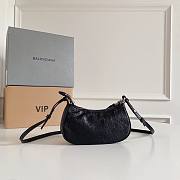 Balenciaga Black Mini Le Cagole Chain Bag - 3