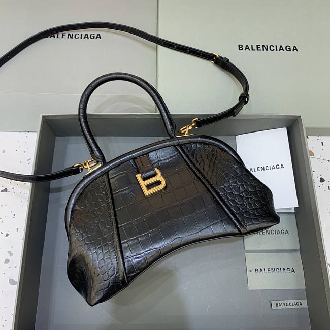 Balenciaga Editor black shoulder bag - 1